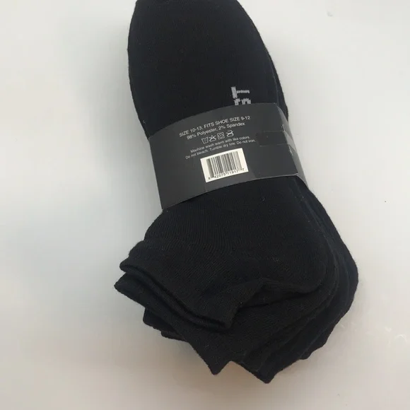 2(X)IST MENŚ 10 PAIR NO SHOW SOCKS SIZE 10-13 - Picture 9 of 14